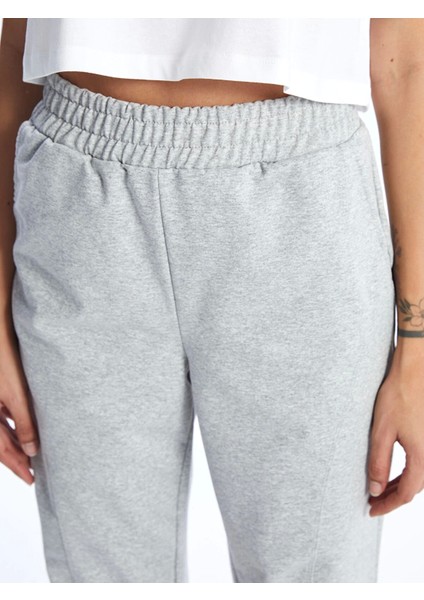 Xsıde Gri Kadın Beli Lastikli Düz Jogger Eşofman Altı indirimleri