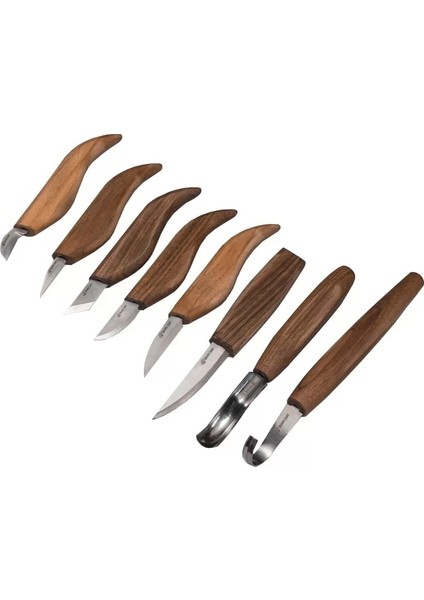 Beavercraft S18X Premium Ceviz Saplı Ahşap Oyma Seti, 11 Parça fiyatları