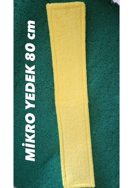Nemli Mikrofiber Mop Yedek 80 Cm, Temizlik Kolaylığı Sağlar