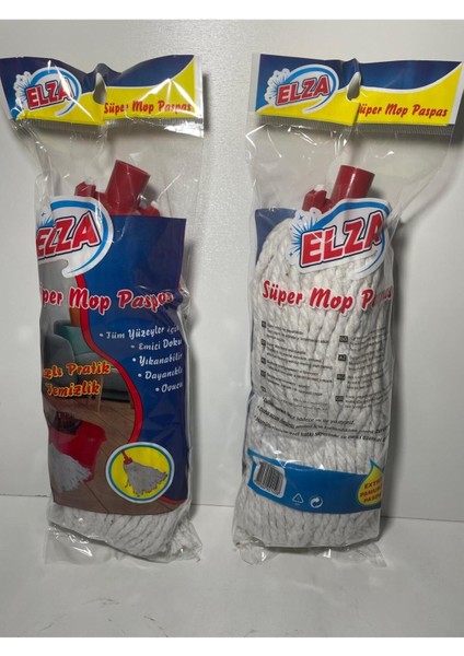 Temiz ve Parlak Zemin Için 1 Adet Paspas Mop, Kullanıma Hazır, Hafif ve Pratik.