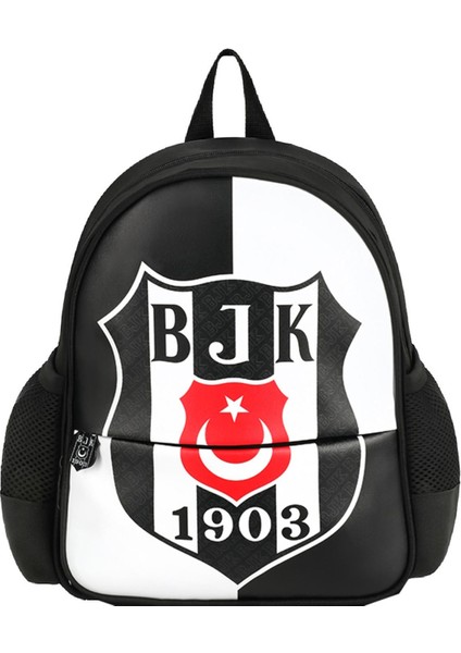 2 Bölmeli 1903 Logo Baskılı Suni Deri Anaokulu Okul Sırt Çantası (25361)