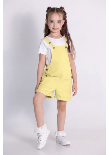 Kız Çocuk Gabardin Şortlu Tulum fiyatları