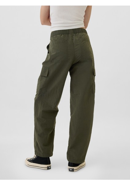 Kadın Haki Gapfit Crinkle Paraşüt Pantolon indirimleri