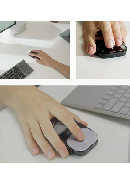 Ai Touchpad Konuşma Lazerli Mıknatıslı Air Mouse Kablosuz Bluetooth Mouse Fare