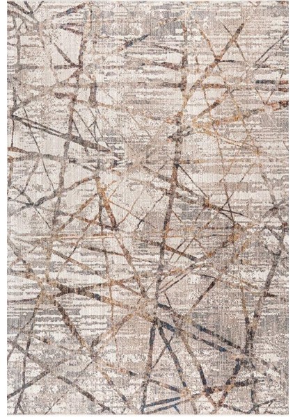 Discovery 1532A Gri Bej Salon Oturma Yatak Odası Halısı