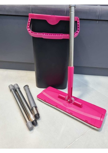 Yumuşak Mikrofiber Mop Seti, Pratik ve Şık Temizlik Aracı