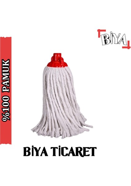 Ipli Paspas Püskülü Beyaz, Temizlik Için Hafif ve Dayanıklı Mop Ekipmanı