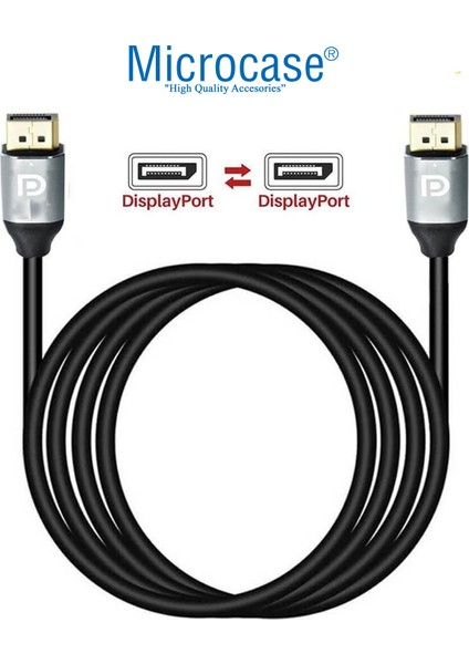 8k 240HZ Alüminyum Başlık Displayport To Displayport Kablo 5 Metre - AL5081 fiyatları