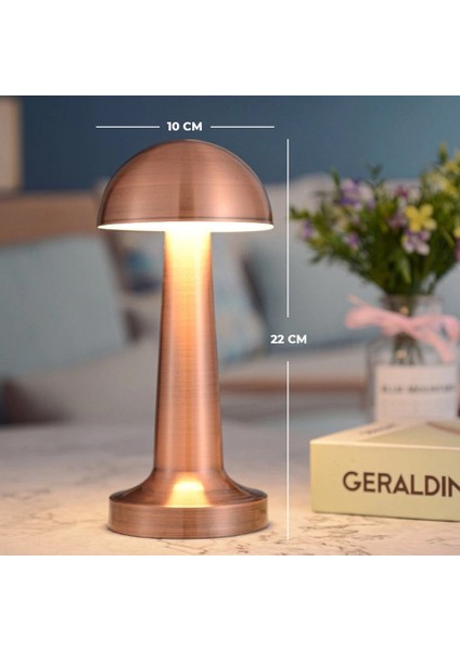 CT-8430 Lızbon Dokunmatik Masa Lambası 3 Renk Bronz fırsatları