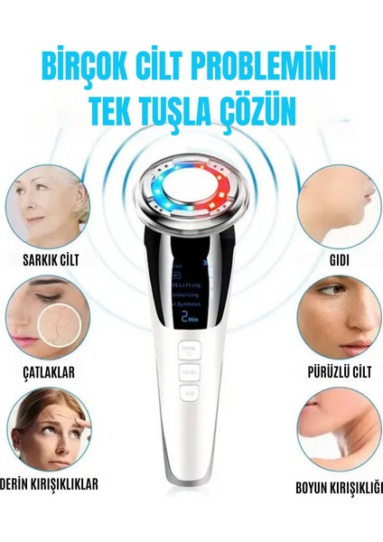Yeni Nesil Soğuk-Sıcak Titreşim Cilt Bakım Cihazı Yüz Masaj Aleti indirimleri