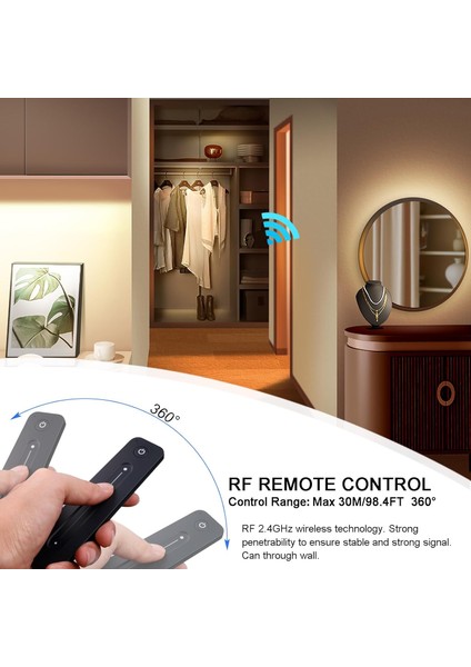 Tek Renkli LED Için, Uzaktan Kumanda ve LED Kontrol Cihazı Seti (V1 + R11) modelleri