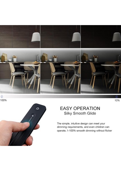 Tek Renkli LED Için, Uzaktan Kumanda ve LED Kontrol Cihazı Seti (V1 + R11)