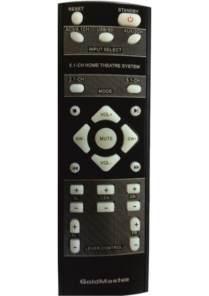 Goldmaster S-5120 S-5125 S-5130 S-5135 S-5140 Uyumlu Ses Sistemi Kumandası