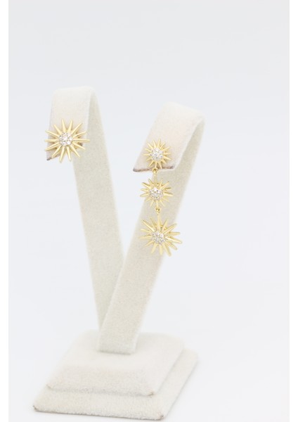 Stil Incisi/xupıng Jewelry Işıltı Zirkon Taşlı Model Küpe fiyatları