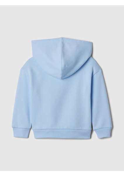 Kız Bebek Mavi Gap Logo Fleece Sweatshirt modelleri