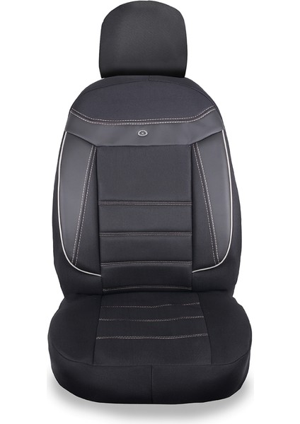 Ford C-Max Araçlara Uyumlu Oto Koltuk Kılıfı Seti - Venüs Serisi Siyah/beyaz modelleri