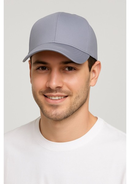 Ayarlanabilir Düz Şapka Gri