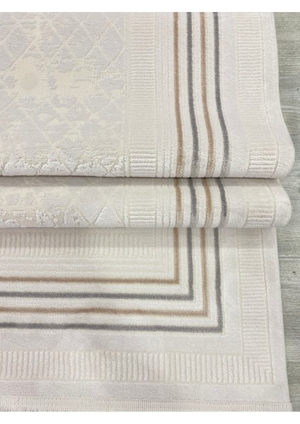 Saten , Elite Royal Vicose Saçaklı Pamuk Tabanlı Salon Oturma Odası mekan Halısı modelleri