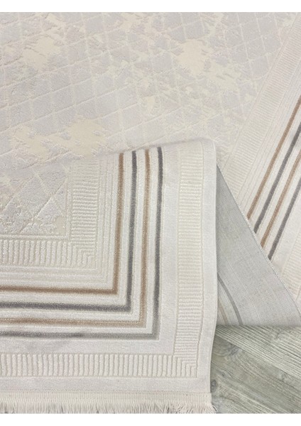 Saten , Elite Royal Vicose Saçaklı Pamuk Tabanlı Salon Oturma Odası mekan Halısı indirimleri