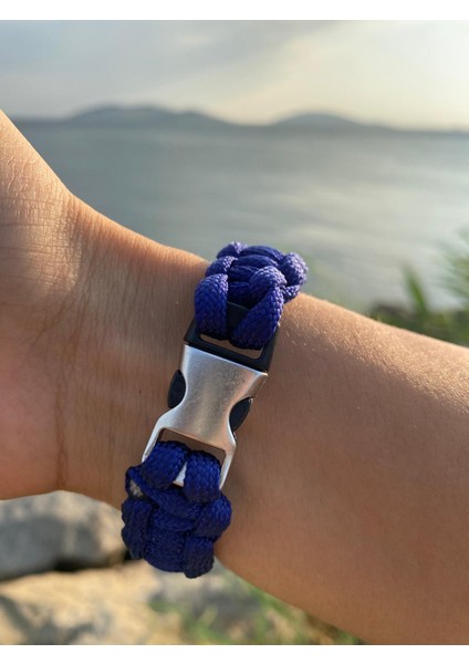 Lacivert Paracord Bileklik 16 cm fiyatları
