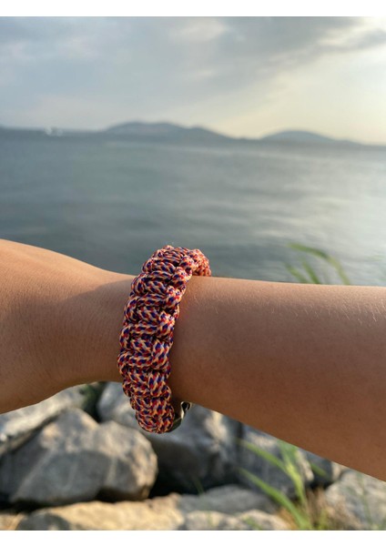 Renkli Paracord Bileklik 16 cm