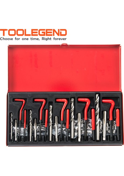 131 Parça Helicoil Cıvata Diş Tamir Seti M5, M6, M8, M10, M12 modelleri