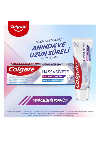 Hassasiyete Anında Çözüm Onarım Hassas Beyazlık 100 ml modelleri