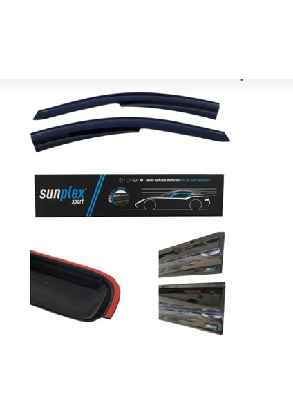 Kia Bongo K2500 Sport Cam Rüzgarlığı Takım 2'li Takım Rüzgar Kesici, Yağmur Önleyici indirimleri