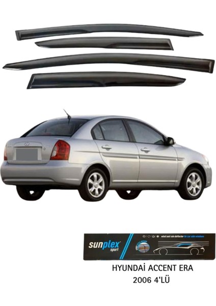 Accent Era 2006 Uyumlu Sport Style Cam Rüzgarlığı 4’lü Takım