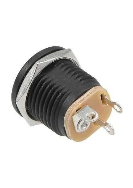 Dc Jack 2.1mm Yuvarlak Somunlu - 50 Adet fiyatları