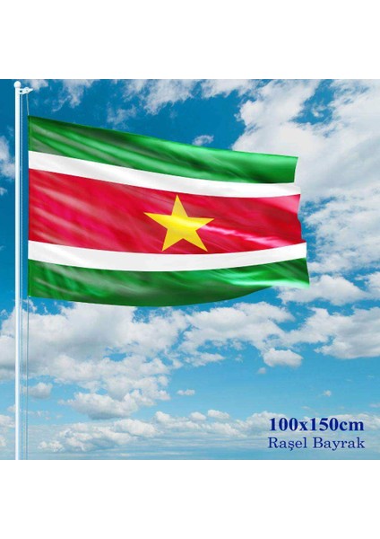 Surinam Bayrağı Raşel Kumaş 100 x 150 cm