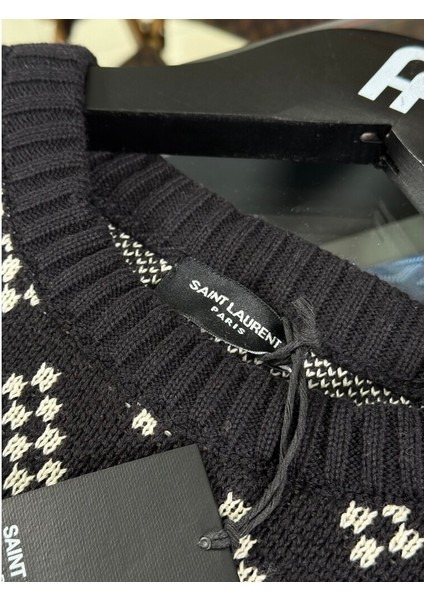 Işlemeli Erkek Triko Kazak fırsatları