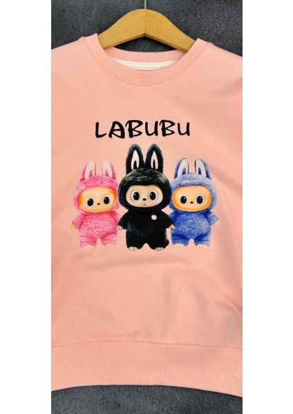 Labubu Desenli Kız Çocuk Sweat - Pamuklu, Uzun Kollu, Şirin Tasarım modelleri