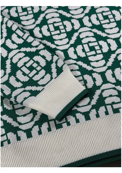 Logo Detaylı Erkek Triko Kazak fırsatları