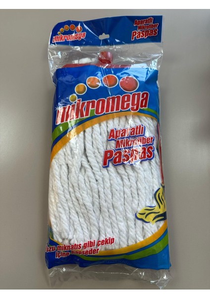 Beyaz Ip Mop, Pratik ve Hafif Temizlik Aracı