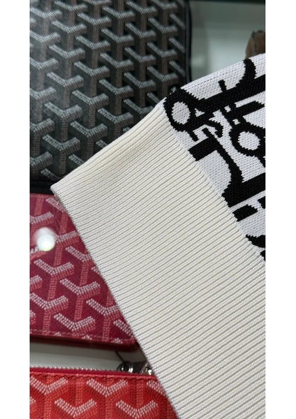 Nakış Logo Işlemeli Erkek Kazak fırsatları