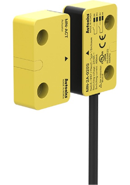 MN-AB-020 ,kübik/5mm KONTAK-1A1K 4-Kablo Manyetik Güvenlik Sivic