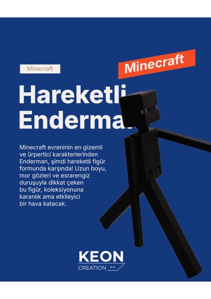 Hareketli Enderman Figür modelleri