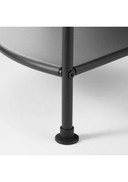 Frösjön Banyo Raf Ünitesi Çok Katlı Siyah Metal 35 x 156 cm Köşeli fiyatları