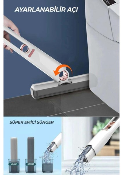 Çift Taraflı Mini Mop Temizlik ve Kolay Kullanım Için Ideal fırsatları