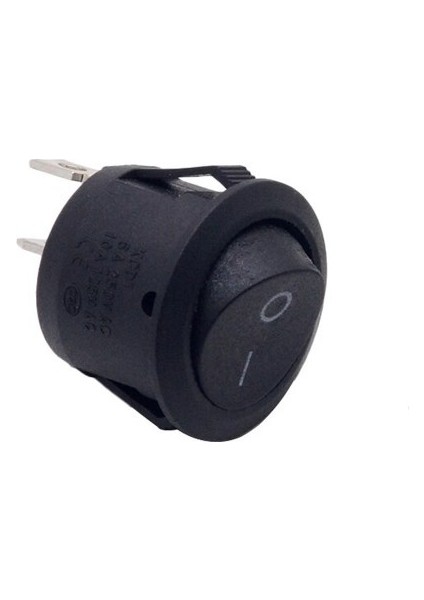 Yuvarlak Anahtar Siyah 2p 0-1 - 50 Adet