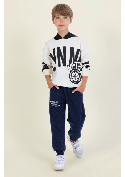Erkek Çocuk Yazılı Baskılı Rahat Eşofman Altı
