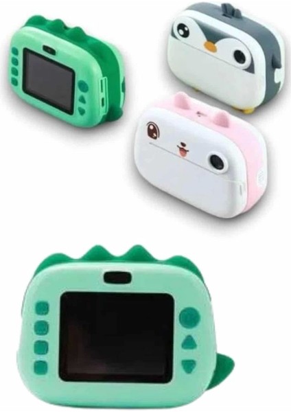 Çocuklar Için Özel Fotoğraf Makinesi Farklı Desen Seçenekli 3 Adet Rulo modelleri