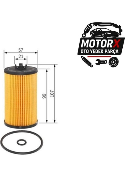 Yağ Filtresi Astra J Astra K Insignia A Insignia B Mokka Mokka x Meriva B Zafira C 2015 Sonrası