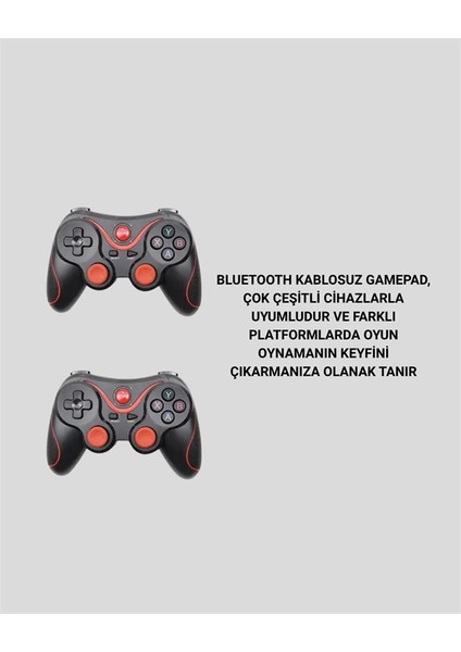 Android Uyumlu Gamepad X3 Game Stick Oyun Kolu Bluetooth Bağlantılı fiyatları