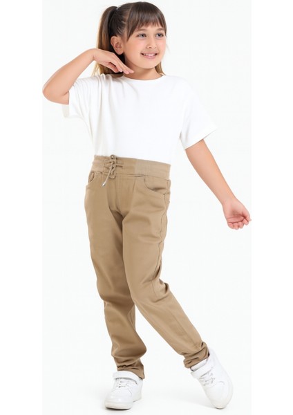 Kız Çocuk Beli Ipli Okul Kaşkorse Pantolon G2025-2 fırsatları