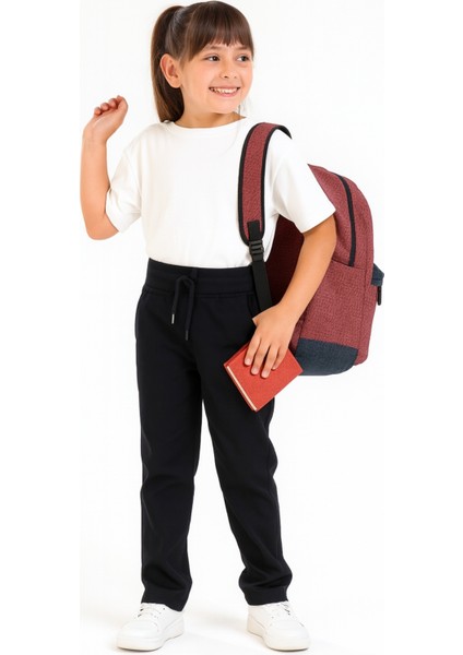 Kız Çocuk Beli Ipli Okul Kaşkorse Pantolon G2025-2 fiyatları