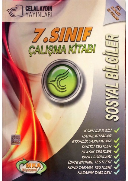 7. Sınıf Sosyal Bilgiler Çalışma Kitabı