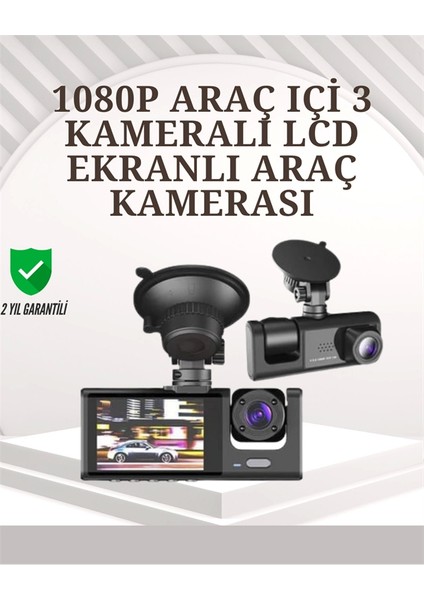 Torima Ta-01 1080P Ön 720P Arka ve Iç Kamera Sistemli Dvr