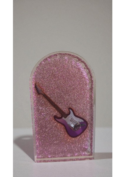 Epoksi Mor Gitar Masa Süsü fiyatları